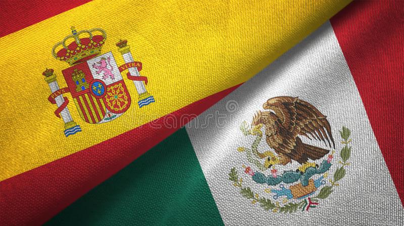 flaga Hiszpanii i Meksyku