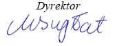 podpis Pani Dyrektor Supłat